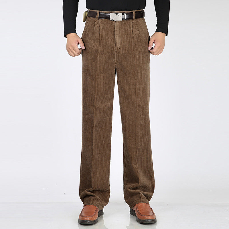 Odin | Men’s Casual High Waist Pleated Trousers