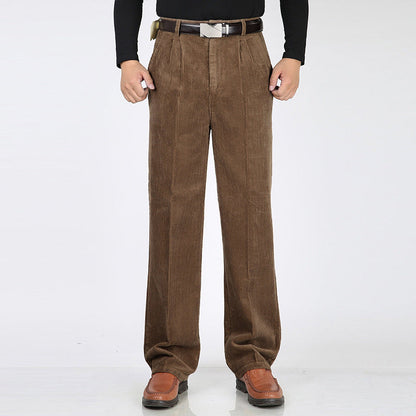 Odin | Men’s Casual High Waist Pleated Trousers