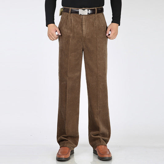 Odin | Men’s Casual High Waist Pleated Trousers