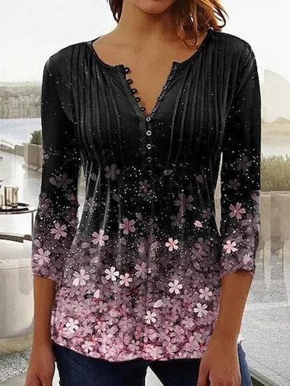Claudette | Women’s Lace Sleeve Blouse