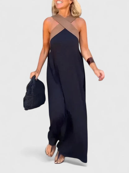 Sienna | Women’s Elegant Crossback Maxi Dress