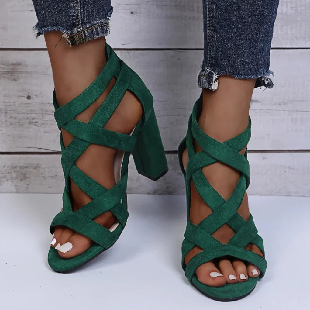 Saylor | Women’s Spring Block Heel Strappy Heels