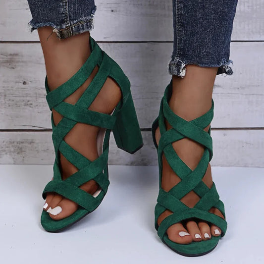 Saylor | Women’s Spring Block Heel Strappy Heels