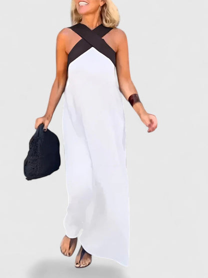 Sienna | Women’s Elegant Crossback Maxi Dress