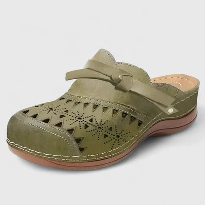 Ansley | Women’s Cutout Slip On Comfort Sandals