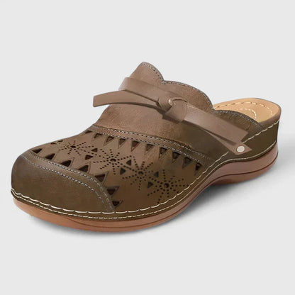 Ansley | Women’s Cutout Slip On Comfort Sandals