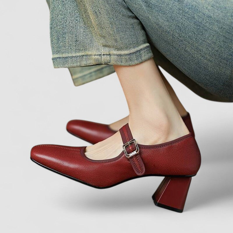 Ondine | Women’s Orthopedic Mary Jane Block Heels