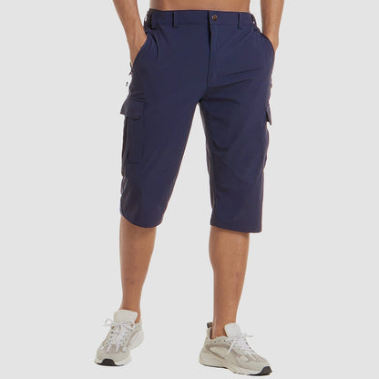 Patrick | Men’s Cargo Pocket Casual Knee Length Shorts