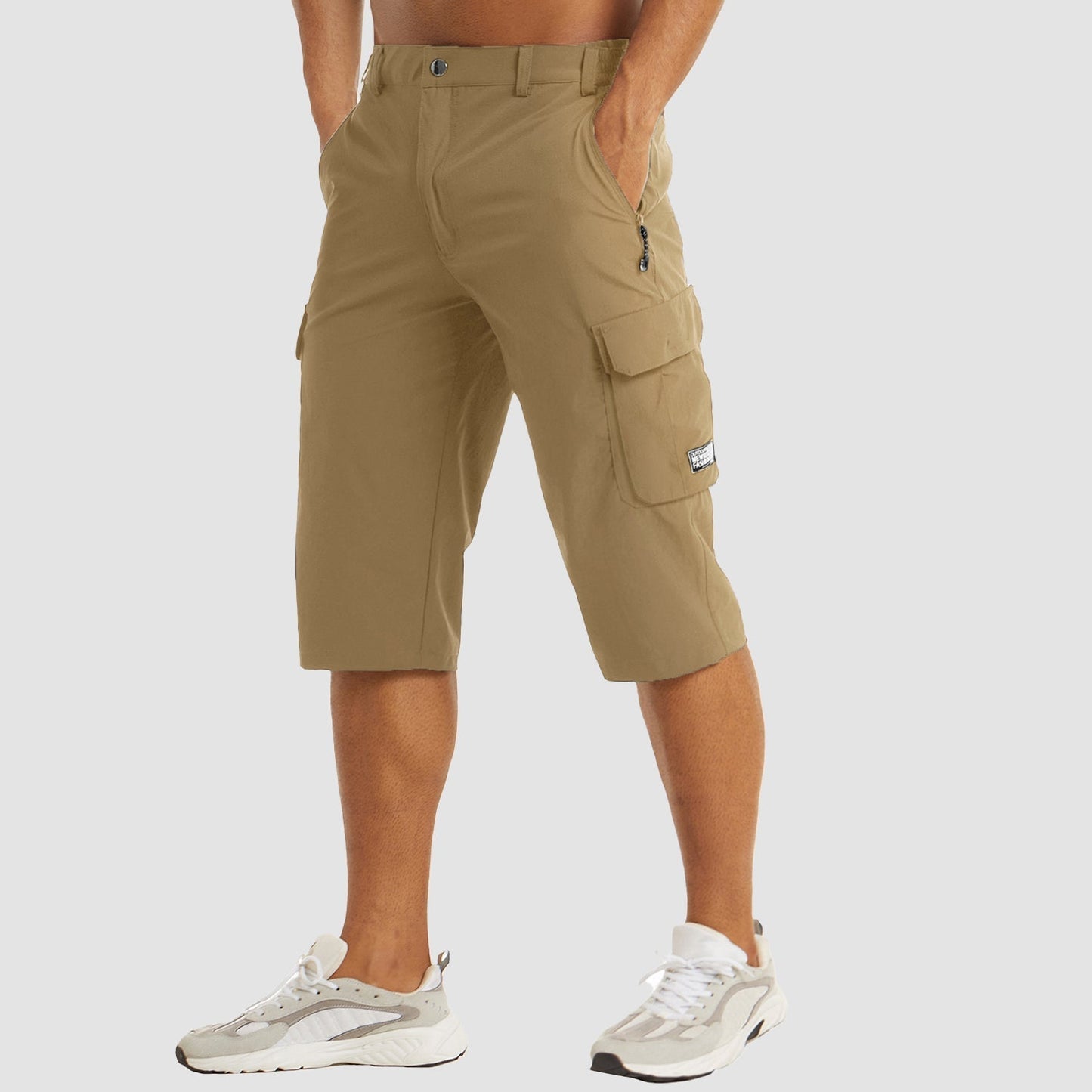 Patrick | Men’s Cargo Pocket Casual Knee Length Shorts
