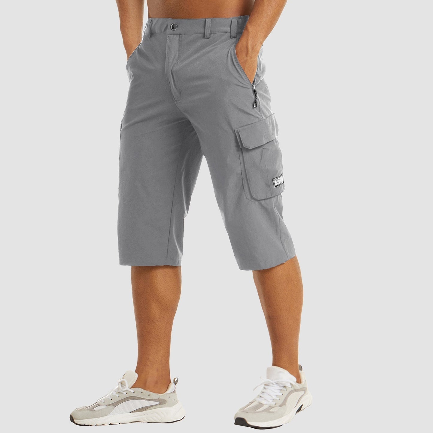 Patrick | Men’s Cargo Pocket Casual Knee Length Shorts
