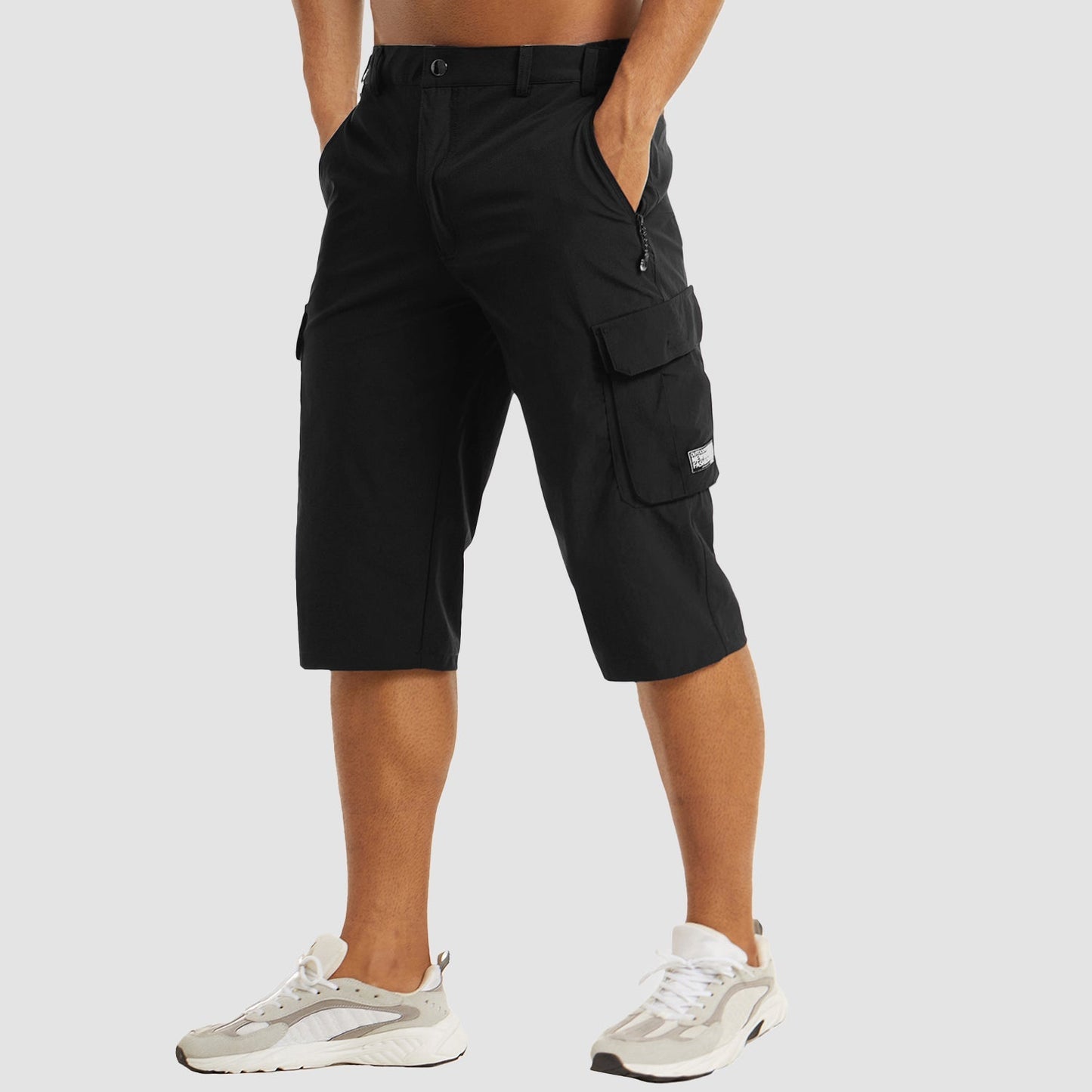 Patrick | Men’s Cargo Pocket Casual Knee Length Shorts