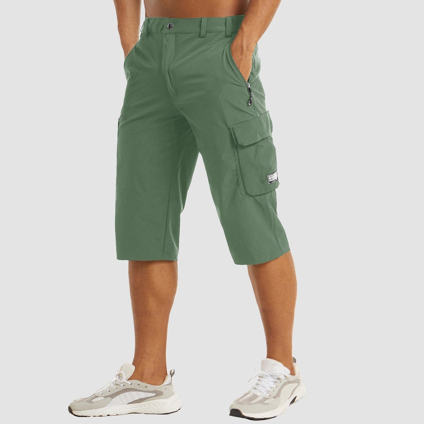 Patrick | Men’s Cargo Pocket Casual Knee Length Shorts