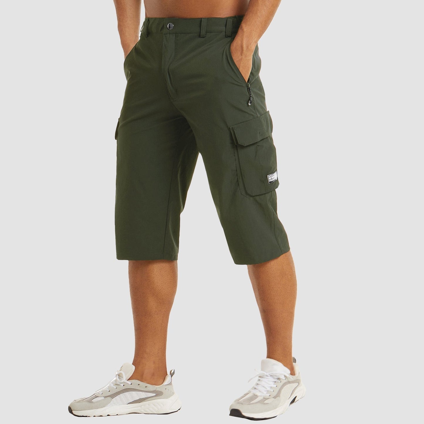 Patrick | Men’s Cargo Pocket Casual Knee Length Shorts