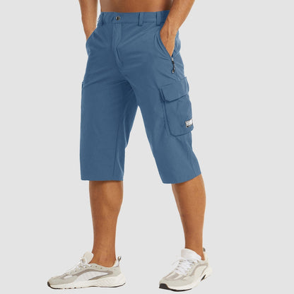 Patrick | Men’s Cargo Pocket Casual Knee Length Shorts