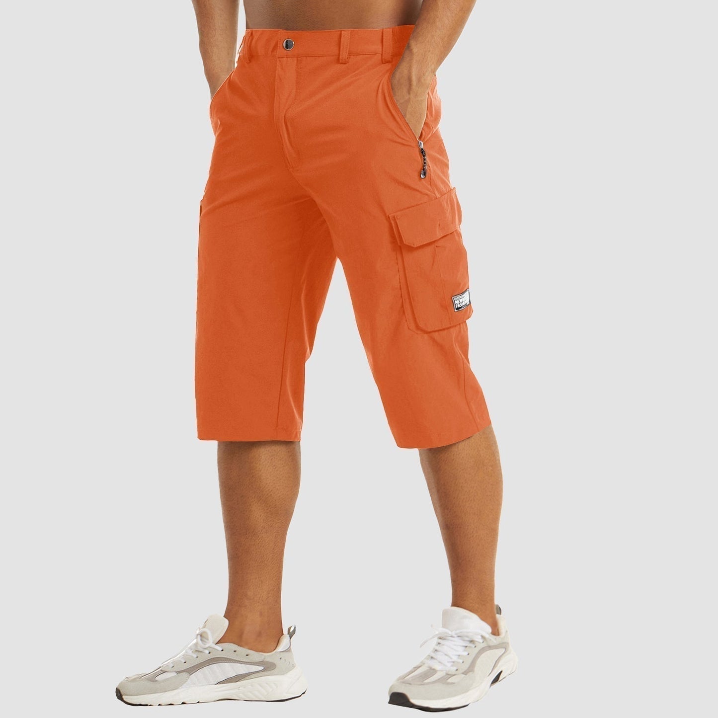 Patrick | Men’s Cargo Pocket Casual Knee Length Shorts