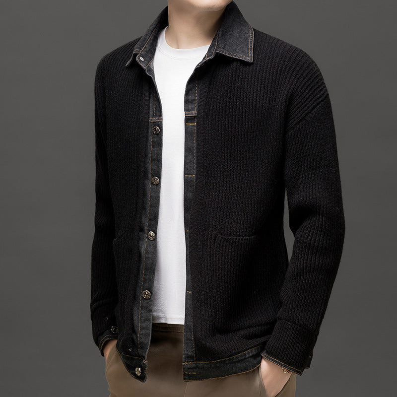 Beckham | Men’s Collared Knit Cardigan