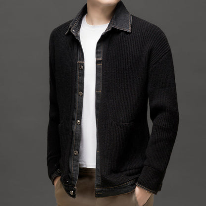 Beckham | Men’s Collared Knit Cardigan
