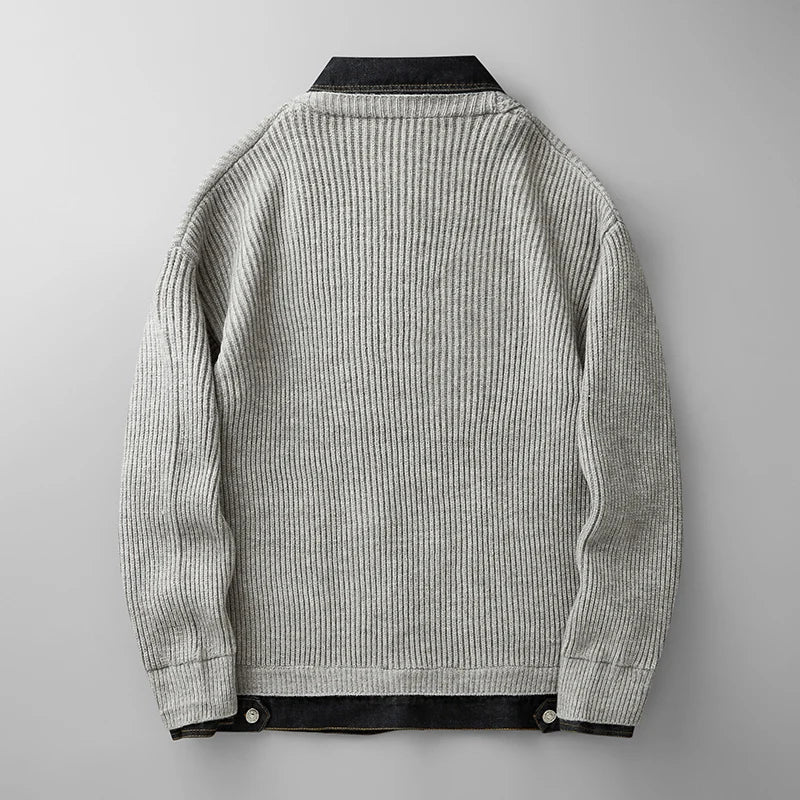 Beckham | Men’s Collared Knit Cardigan