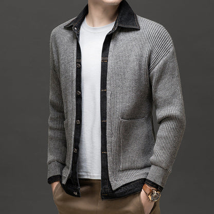 Beckham | Men’s Collared Knit Cardigan