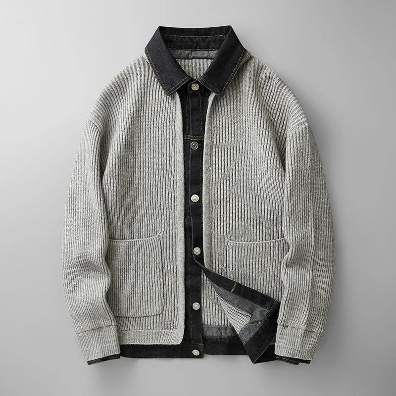Beckham | Men’s Collared Knit Cardigan
