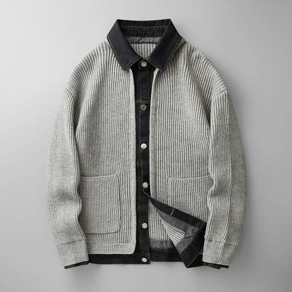 Beckham | Men’s Collared Knit Cardigan