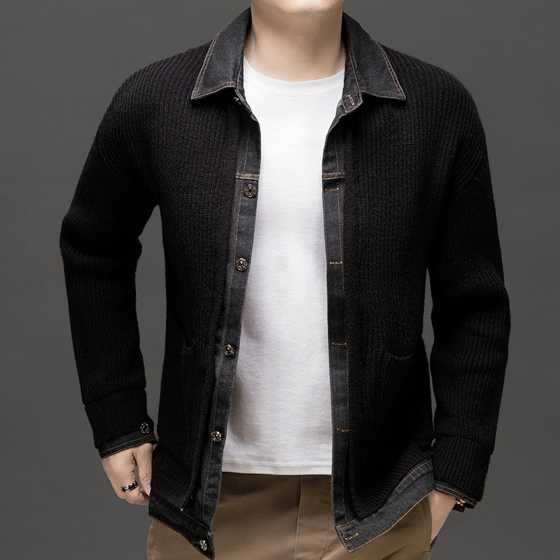 Beckham | Men’s Collared Knit Cardigan