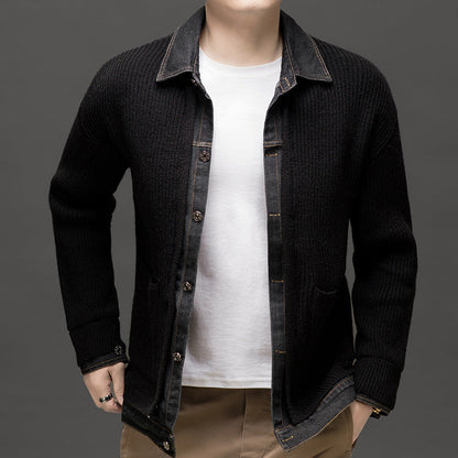 Beckham | Men’s Collared Knit Cardigan