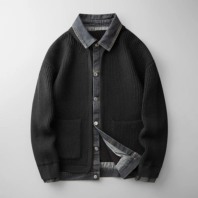 Beckham | Men’s Collared Knit Cardigan
