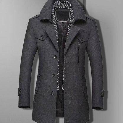 Langston | Men’s Double-Breasted Overcoat