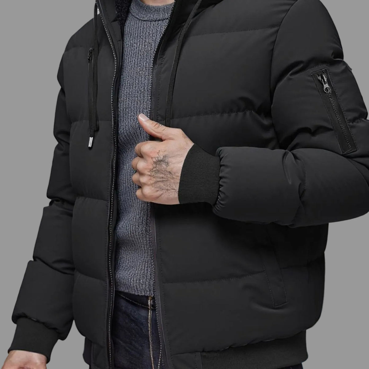 Malcolm | Men’s Hooded Full-Zip Jacket