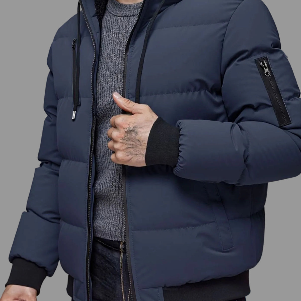 Malcolm | Men’s Hooded Full-Zip Jacket