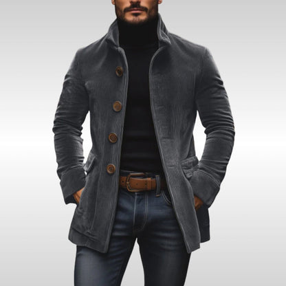 Pierce | Men’s Stand-Collar Coat