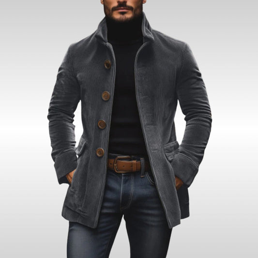 Pierce | Men’s Stand-Collar Coat