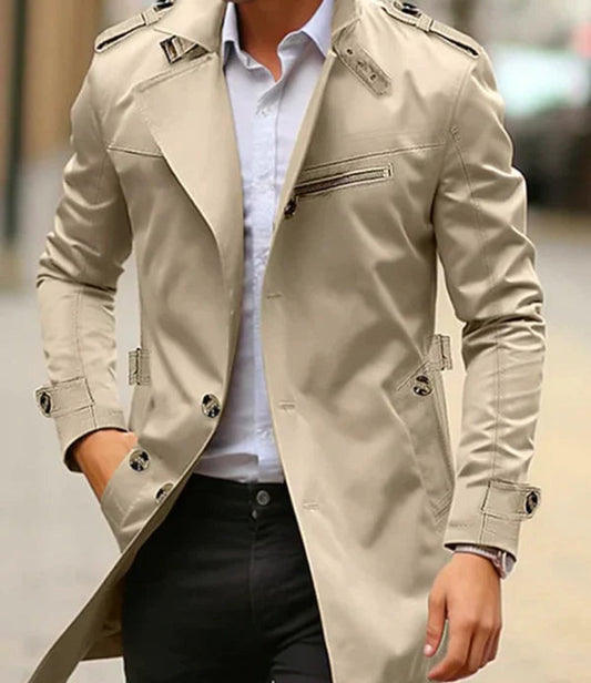 Sullivan | Men’s Slim-Fit Trench Coat
