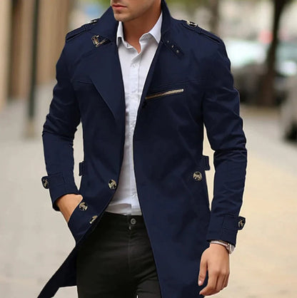 Sullivan | Men’s Slim-Fit Trench Coat