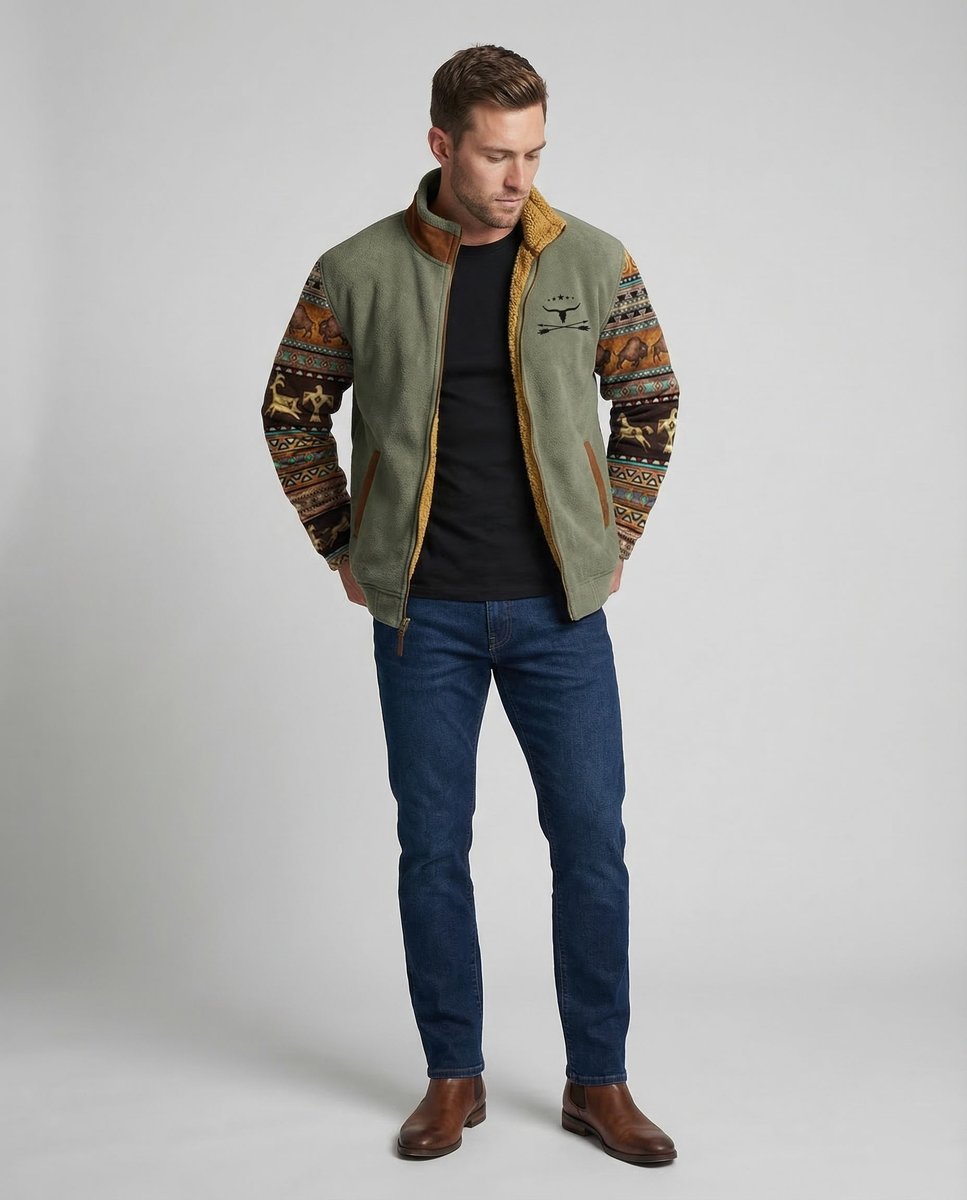 Colson | Men’s Western Sherpa Bomber Jacket