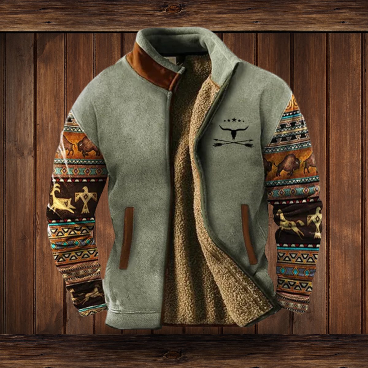 Colson | Men’s Western Sherpa Bomber Jacket