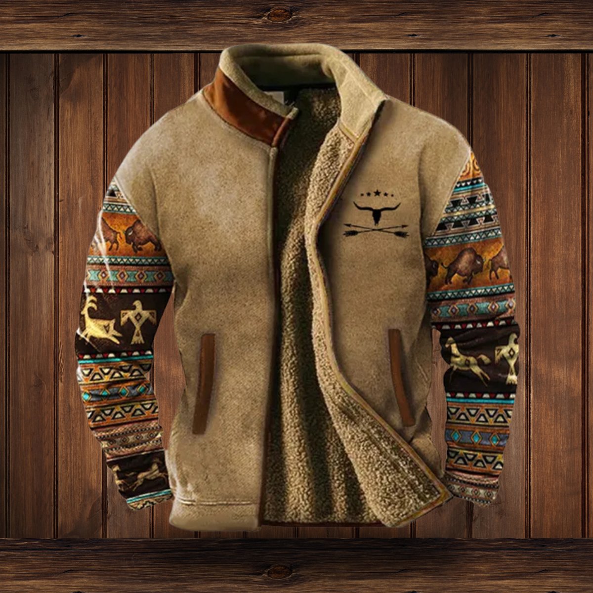 Colson | Men’s Western Sherpa Bomber Jacket