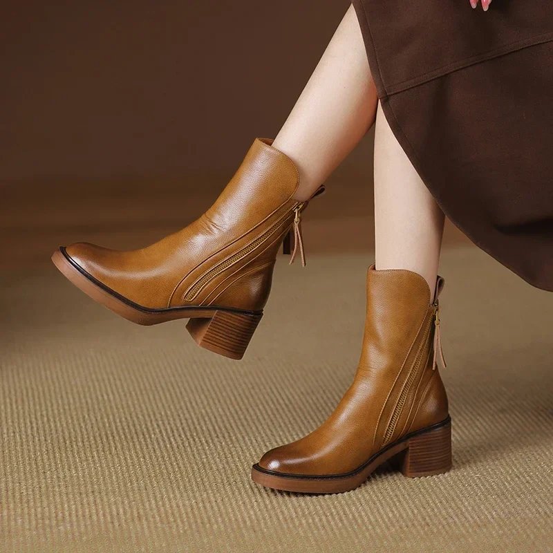 Delphine | Women’s Leather Ankle Boots