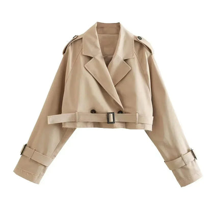 Saylor | Women’s Cropped Trench Coat