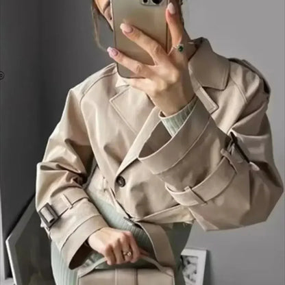 Saylor | Women’s Cropped Trench Coat