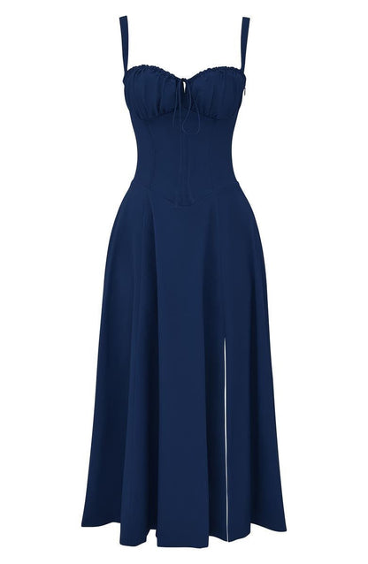 Sutter | Women’s Floral Chic Corset Summer Midi Dress