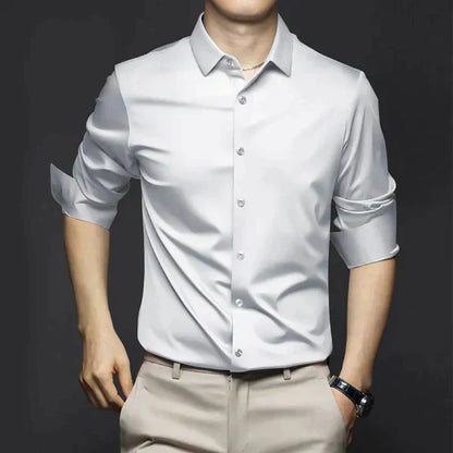 George | Men’s Spring Stretch Slim Dress Shirt