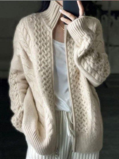 Kensley | Women’s Turtleneck Knit Cardigan
