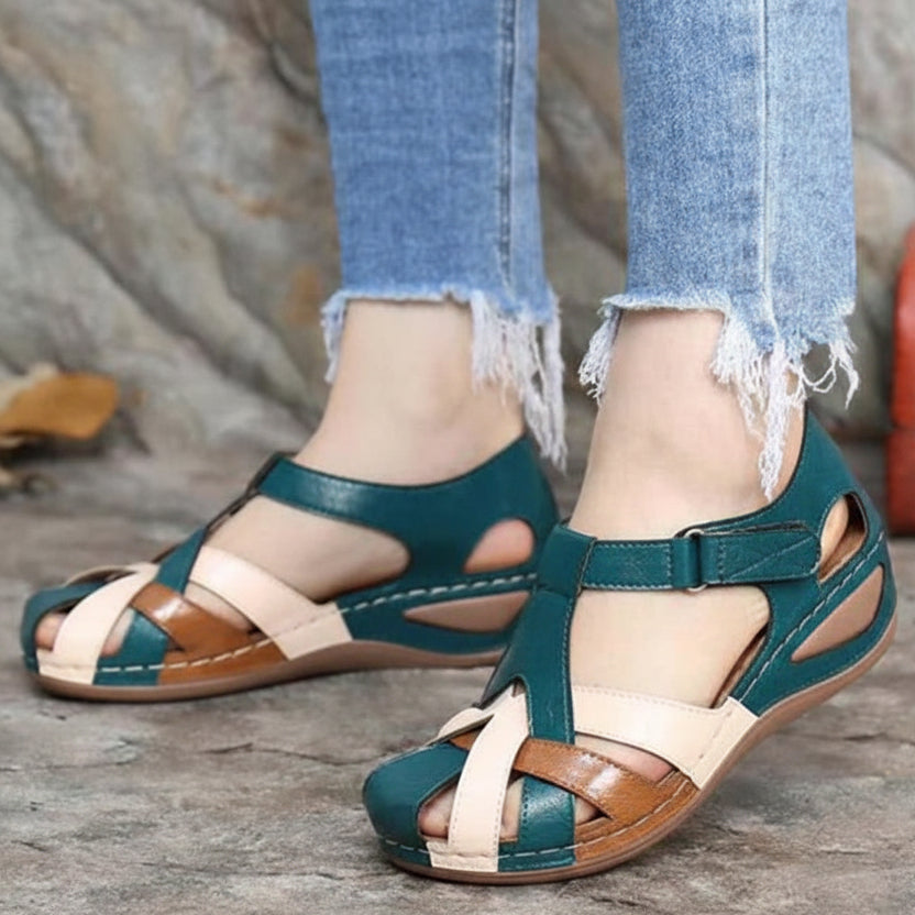 Marianne | Women’s Spring Colorblock Closed-Toe Sandals