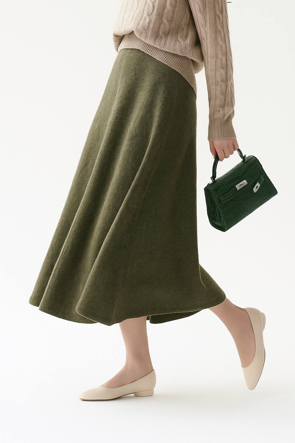 Charlotte | Women’s Executive Wool Pencil Skirt