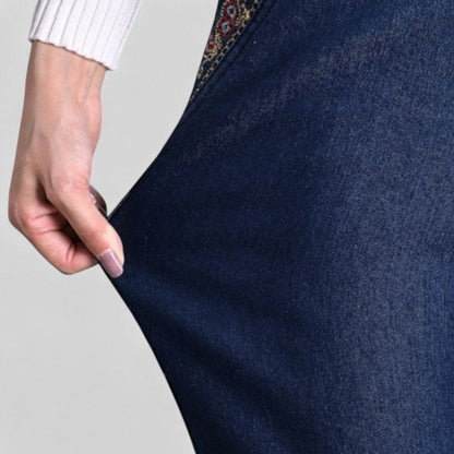 Bristol | Women’s Comfortable Stretch Jeans with Side Pockets and Elastic Waist