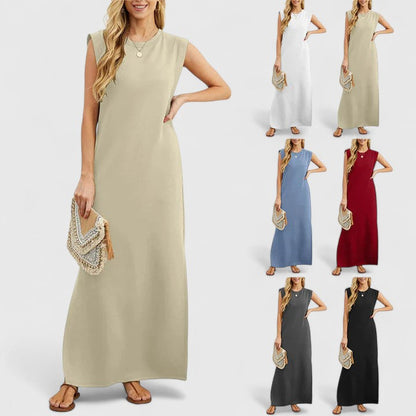 Marian | Women’s Elegant Sleeveless Maxi Dress