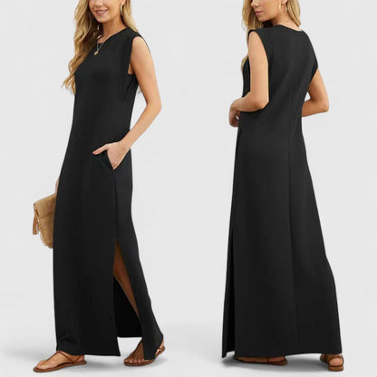 Marian | Women’s Elegant Sleeveless Maxi Dress