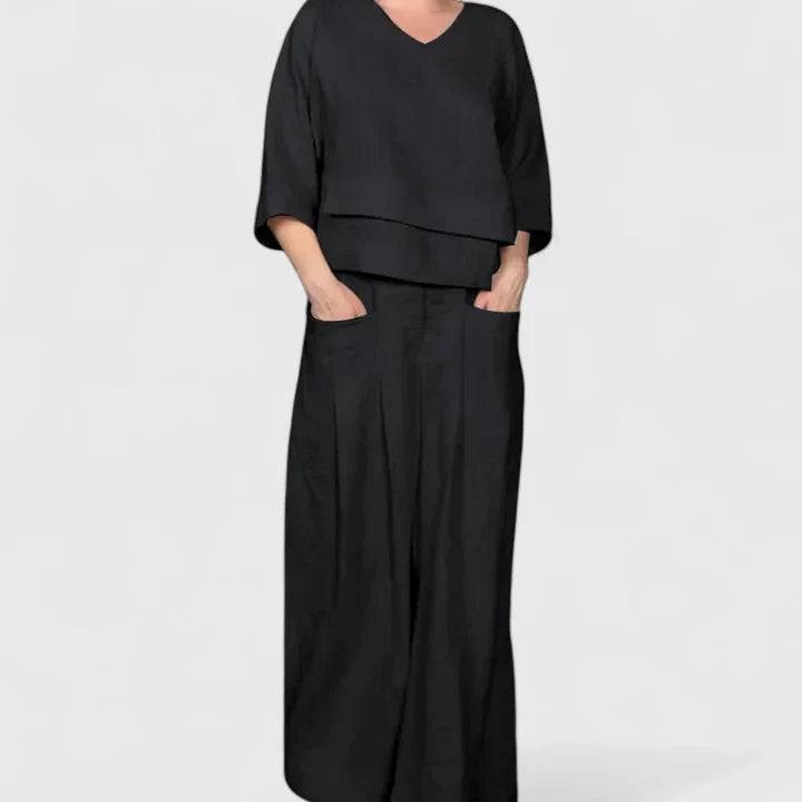 Caelira | Women’s Relaxed Linen Two Piece Set
